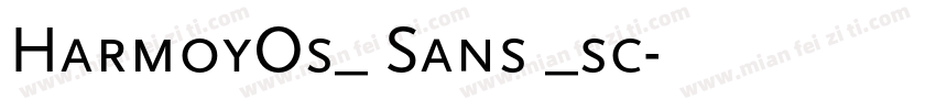 HarmoyOs_ Sans _sc字体转换